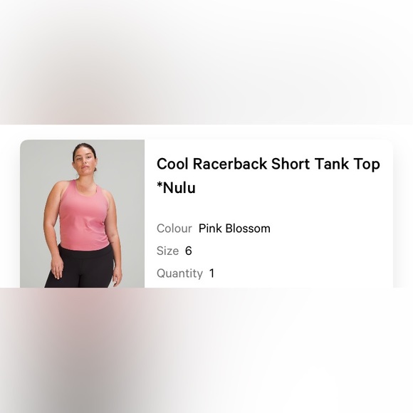 Cool racerback short tank nulu - Picture 1 of 4